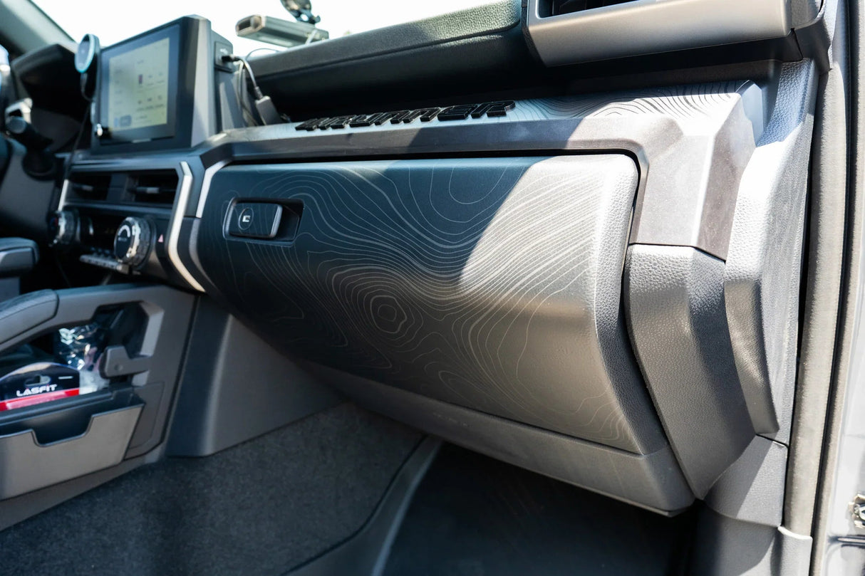 Topographic Glove Box Protection - 2024+ Tacoma / 2025+ 4Runner