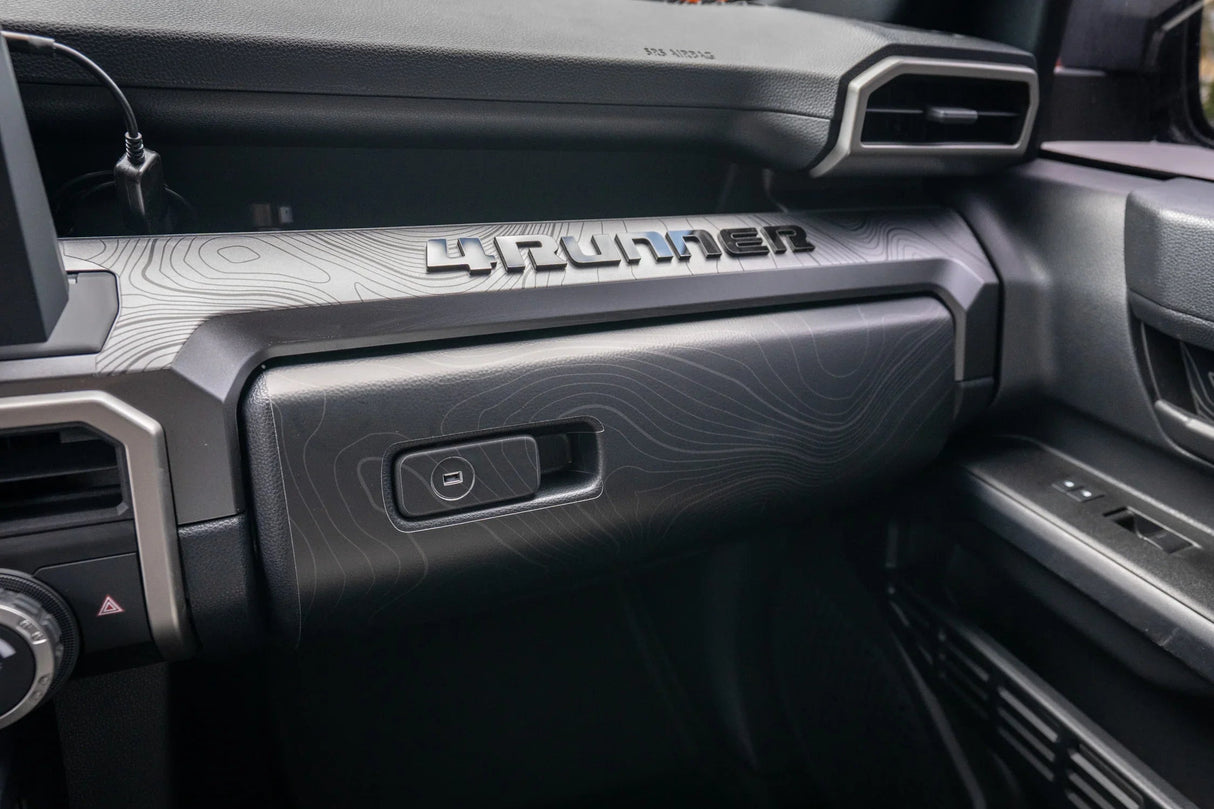 Topographic Glove Box Protection - 2024+ Tacoma / 2025+ 4Runner