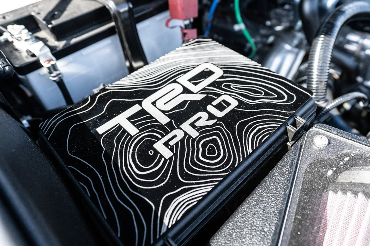 TRD Pro Special Edition Passenger Side Fuse Box Acrylic Plate - 2024+ Tacoma / 2025+ 4Runner