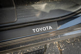TOYOTA Front Door Sill Letter Overlays - 2024+ Tacoma / 2025+ 4Runner