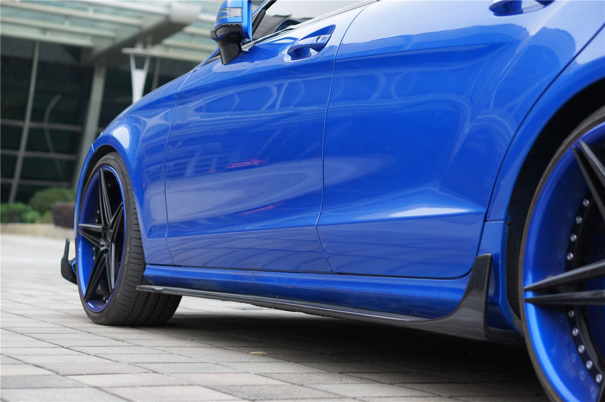 2010-2018 Mercedes Benz W218 CLS Class DP Style Side Skirts Under Board | Fits CLS350, CLS400, CLS500, CLS550, CLS63