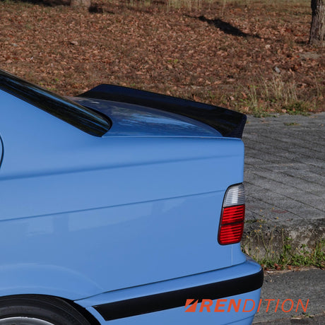 BMW E36 CARBON FIBER DUCKTAIL / REAR SPOILER KIT / REAR WING - K2 Industries