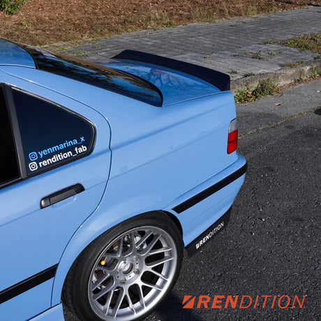 BMW E36 CARBON FIBER DUCKTAIL / REAR SPOILER KIT / REAR WING - K2 Industries