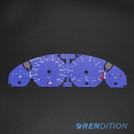 BMW E46 GAUGE FACE FOR M3 330 328 325 318 320 323 316 - K2 Industries