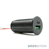 BMW E38 REAR SOCKET USB CHARGER