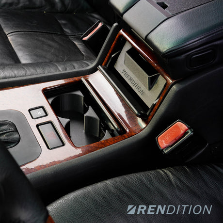 BMW E38 CENTER CONSOLE STORAGE DRAWER - K2 Industries