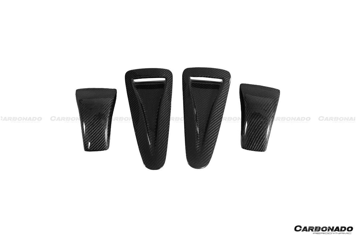 2017-2023 Nissan GTR R35 EBA OEM Style Carbon Fiber Hood Scoops