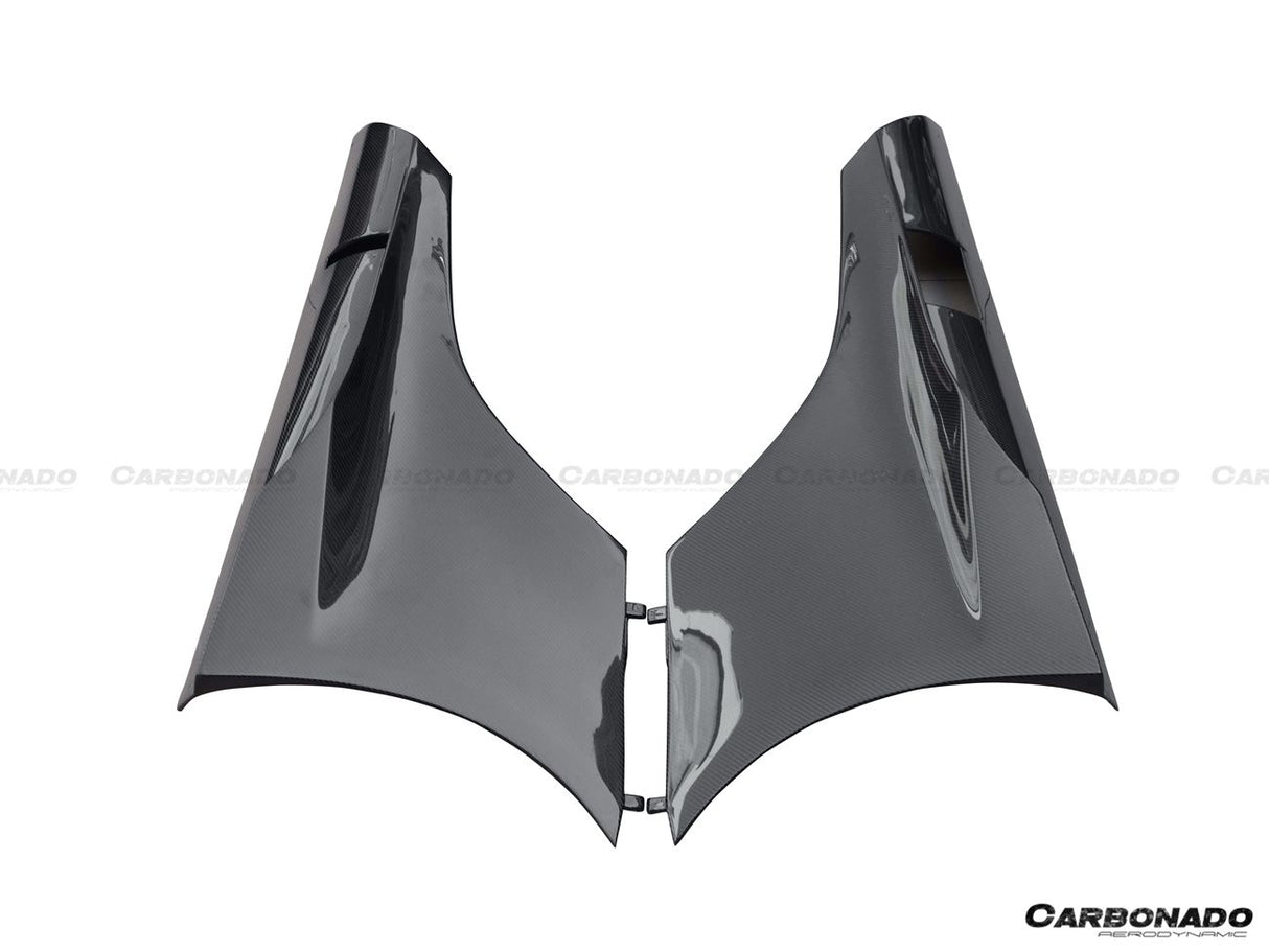 2011-2017 McLaren 650S & MP4 12C BKSS Style Carbon Fiber Side Skirts