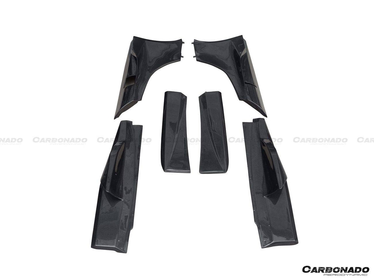 2011-2017 McLaren 650S & MP4 12C BKSS Style Carbon Fiber Side Skirts