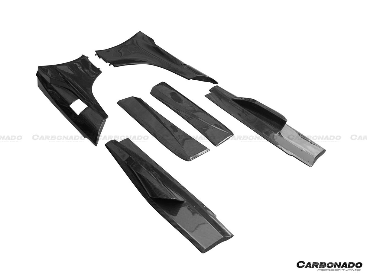 2011-2017 McLaren 650S & MP4 12C BKSS Style Carbon Fiber Side Skirts