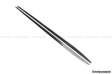 2015-2021 Mercedes Benz W205 C63 S AMG Sedan Carbon Fiber Side Skirts Extension Add On Lip