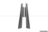 2008-2016 Nissan GTR R35 CBA  DBA ZEL Style Carbon Fiber Side Skirts