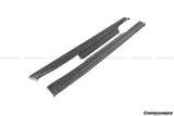 2008-2016 Nissan GTR R35 CBA  DBA ZEL Style Carbon Fiber Side Skirts