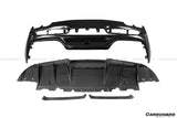 2022-UP Ferrari 296 GTB And GTS OE Style Carbon Fiber Rear Bumper With Diffuser
