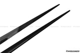 2014-2021 Mercedes Benz C217 S63  S65 AMG Coupe OE Style Carbon Fiber Side Skirts Extension Add On Lip