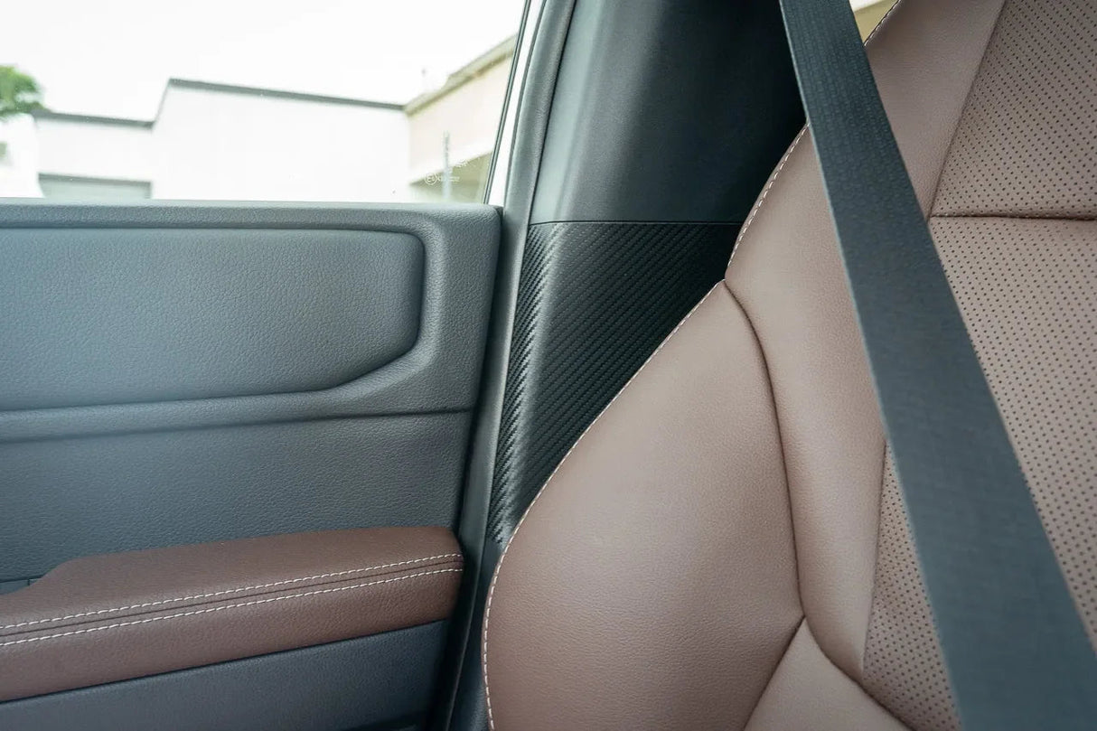 3D Carbon Seatbelt Panel Protection - 2024+ Land Cruiser / GX 550