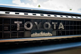 "TOYOTA" Topo Front Grille Emblem Kit - 2024+ Land Cruiser  / 07-14 FJ Cruiser
