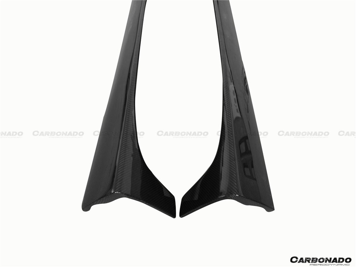 2012-2014 Mercedes Benz W204 C63 AMG C Class Coupe DP Style Side Skirts Under Board
