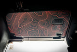 Topo Interior Sun Visor Overlays (Printed Series) - 2021+ Bronco (with Homelink)