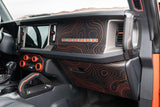 Topo 3 Piece Dash Kit (Printed Series) - 2021+ Bronco