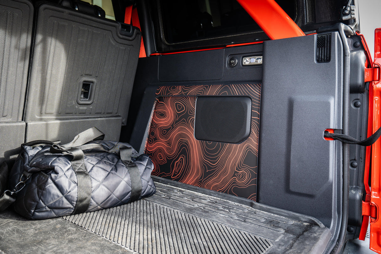 Topo Cargo Area Overlay Kit Part 1 (Printed Series) - 2021+ Bronco 4 Door