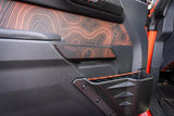 Topo Interior Front Door Grab Handle Overlay Kit (Printed + Laser Series) - 2021+ Bronco