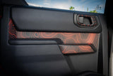 Topo Interior Rear Door Grab Handle Overlay Kit (Printed Series) - 2021+ Bronco 4 Door