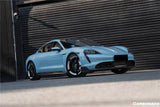 2020-2024 Porsche Taycan OD Style DRY Carbon Fiber Front Lip | Fits 4, 4S, GTS, Turbo, Turbo S, ST, CT