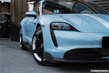 2020-2024 Porsche Taycan OD Style DRY Carbon Fiber Front Lip | Fits 4, 4S, GTS, Turbo, Turbo S, ST, CT