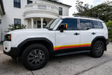 Heritage Retro TRD Style Mirror Stripes - 2024+ Land Cruiser / GX 550