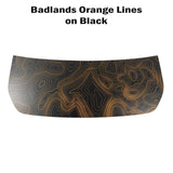 Stealth Topographic Map Hood Overlay (Printed Series) - 2021+ Bronco