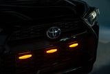 OLM Grille Lights (Amber Lens / Amber LED) - 14-19 Toyota 4Runner