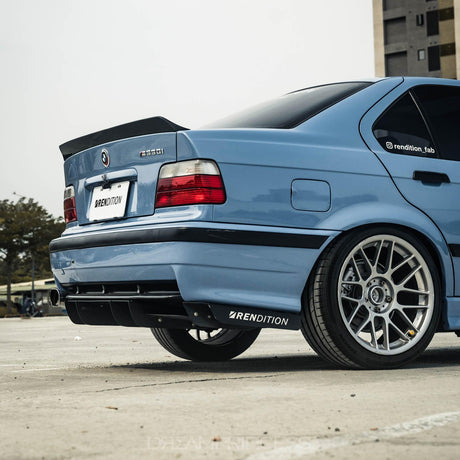 BMW E36 CARBON FIBER DUCKTAIL / REAR SPOILER KIT / REAR WING - K2 Industries