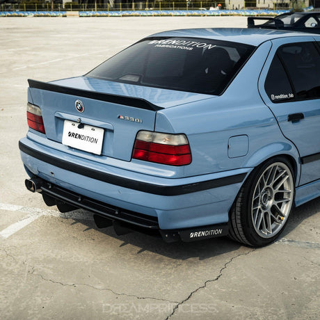 BMW E36 CARBON FIBER DUCKTAIL / REAR SPOILER KIT / REAR WING - K2 Industries