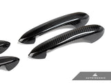 AutoTecknic Dry Carbon Door Handle Trim Set - BMW G80 M3