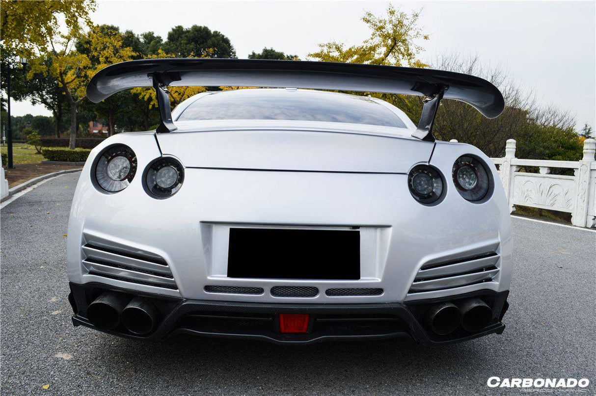 2008-2023 Nissan GTR R35 DBA & EBA VA Style Rear Bumper with Diffuser undertray