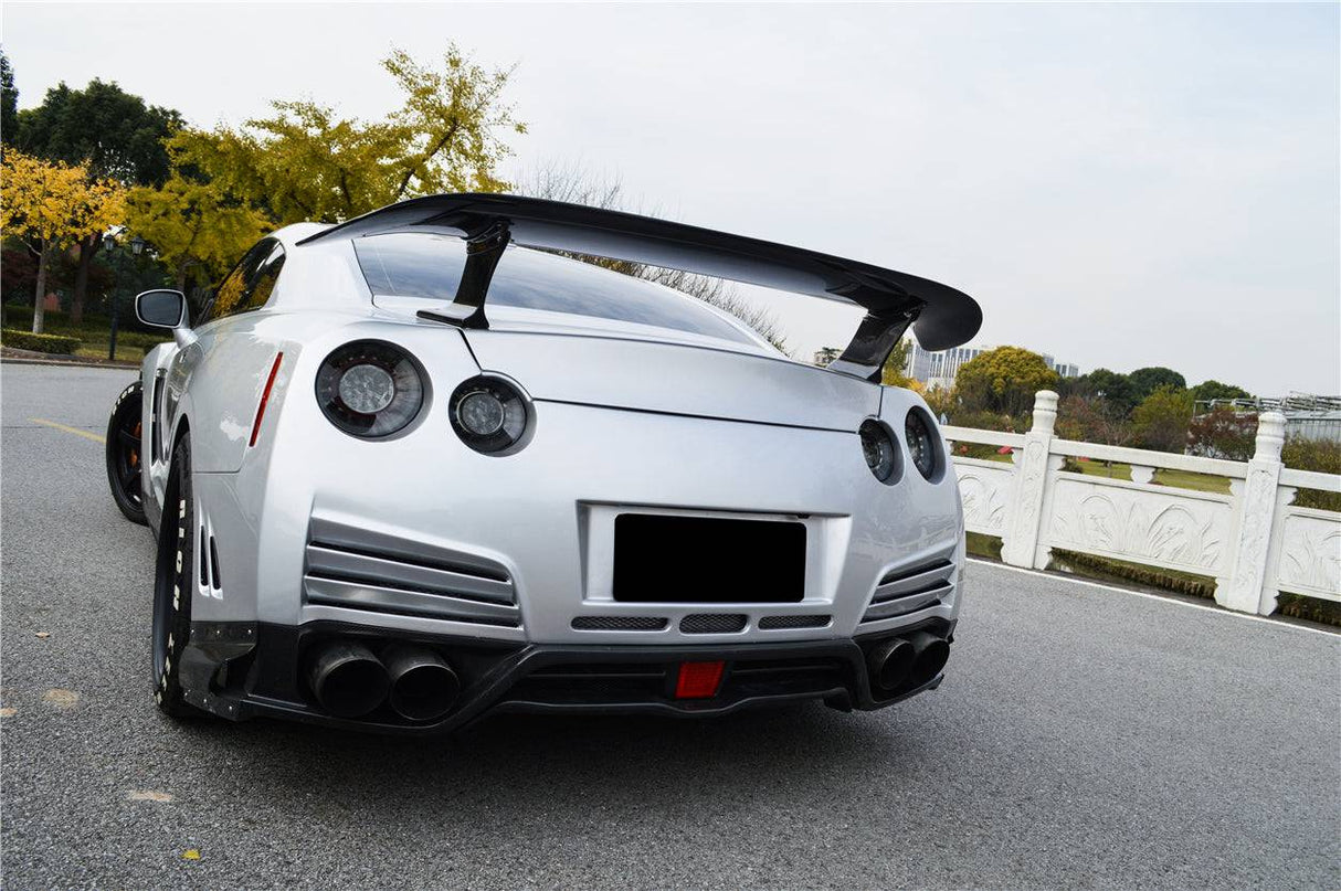 2008-2016 Nissan GTR R35 CBA  DBA VA Style Rear Bumper w/ Lip