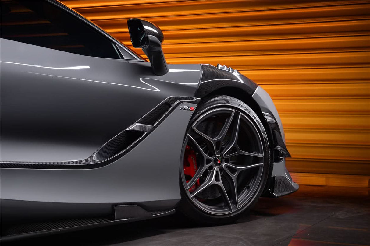 2017-2023 McLaren 720s Se²NWB Style Carbon Fiber Side Door Trims