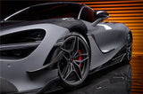 2017-2023 McLaren 720s Se²NWB Style Carbon Fiber Front Bumper Canards