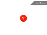 AutoTecknic Bright Red Audio Volume Button - F97 X3M | F98 X4M LCI