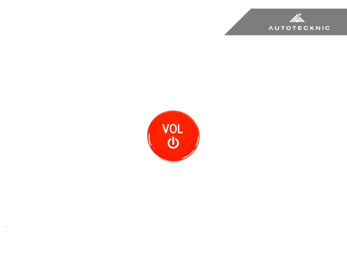 AutoTecknic Bright Red Audio Volume Button - BMW G01 X3 | G02 X4 LCI 2022–2024