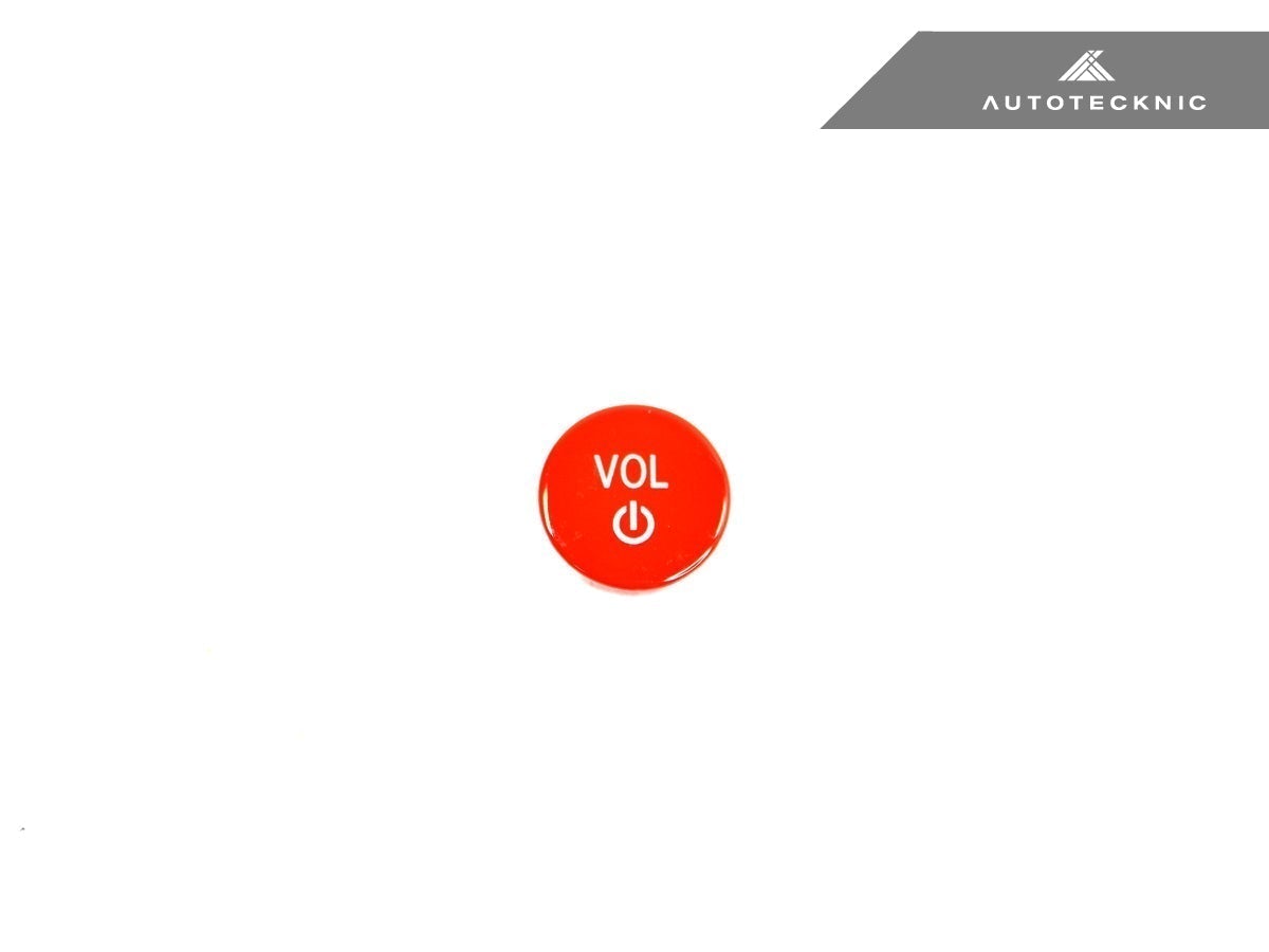 AutoTecknic Bright Red Audio Volume Button - F97 X3M | F98 X4M LCI 2022–2023