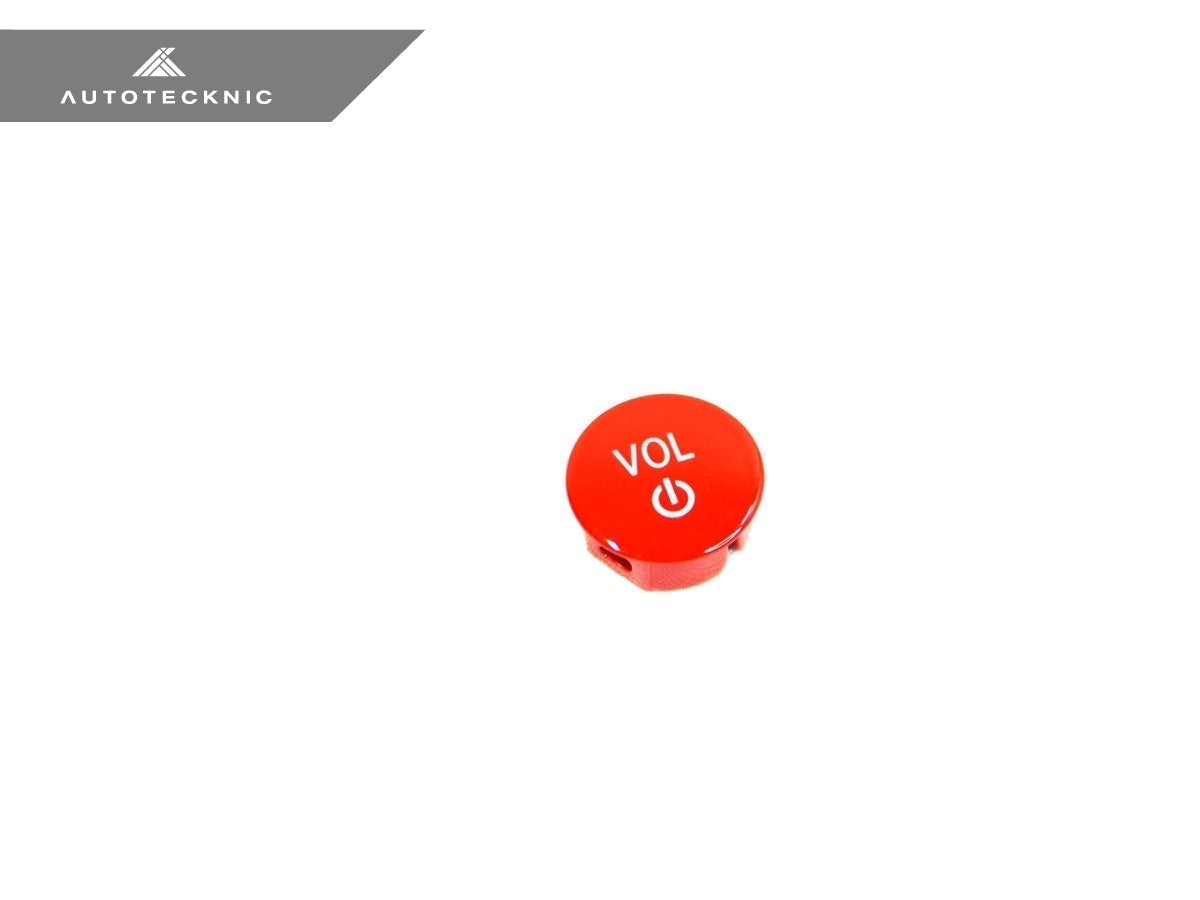 AutoTecknic Bright Red Audio Volume Button - F97 X3M | F98 X4M LCI 2022–2023