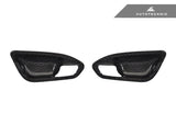 AutoTecknic Dry Carbon Interior Door Handle Trim Set - F87 M2 | F22 2-Series | F20 1-Series