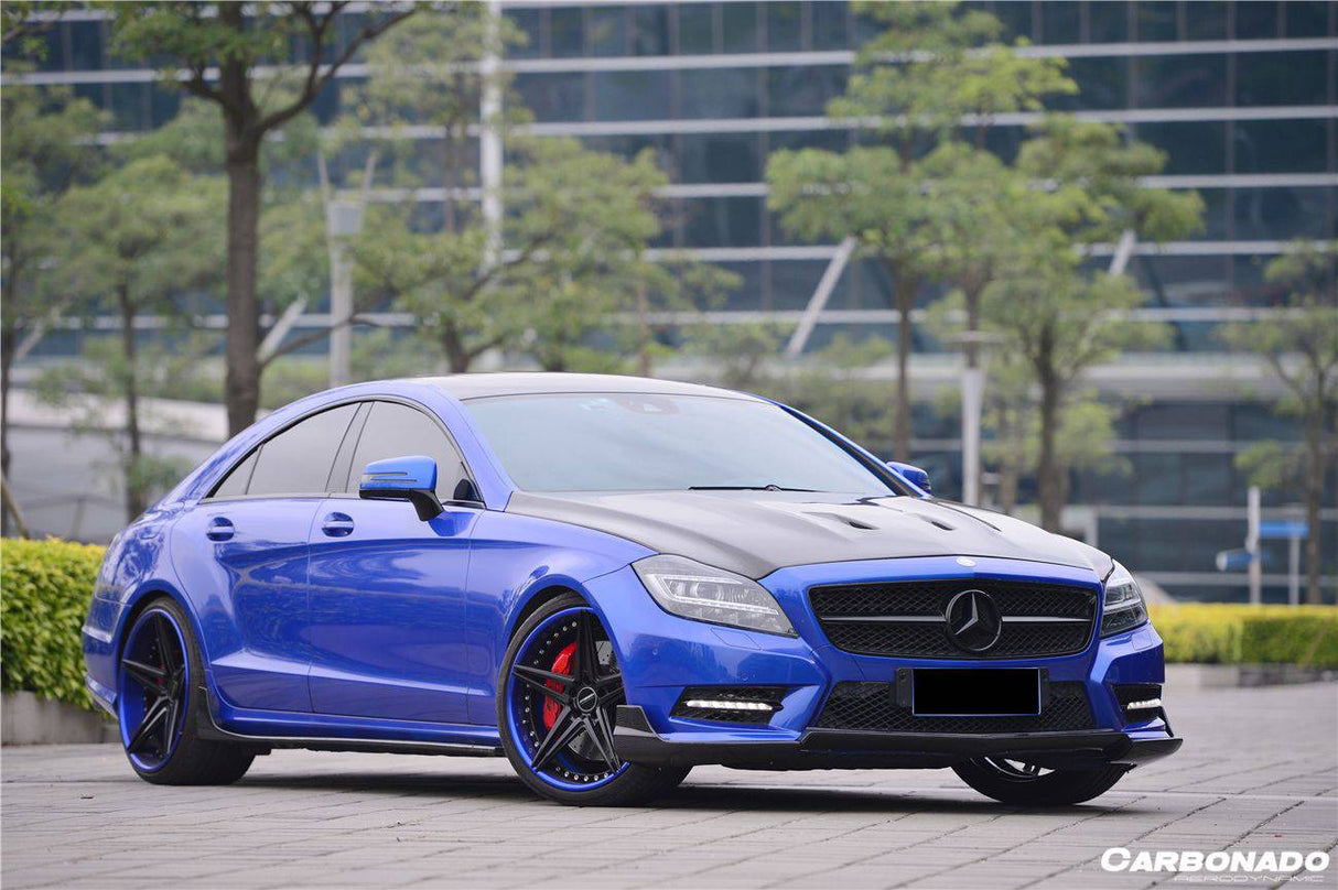 2010-2014 Mercedes Benz W218 CLS Class 350  400  500 RT Style Front Lip