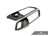 AutoTecknic Dry Carbon Interior Door Handle Trim Set - BMW G80 M3