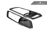 AutoTecknic Dry Carbon Interior Door Handle Trim Set - BMW G80 M3