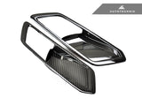 AutoTecknic Dry Carbon Interior Door Handle Trim Set - BMW G80 M3