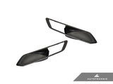AutoTecknic Dry Carbon Interior Door Handle Trim Set - BMW G80 M3