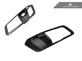 AutoTecknic Dry Carbon Interior Door Handle Trim Set - BMW G80 M3
